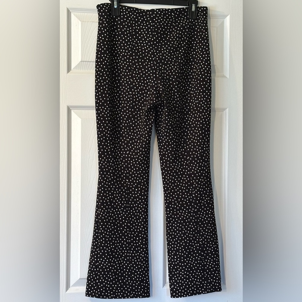 Maeve The Margot Black Pants with Heart Pattern Size S EUC - Picture 4 of 9